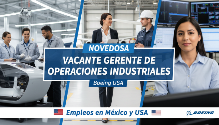 Vacante Gerente de Operaciones Industriales en Boeing USA