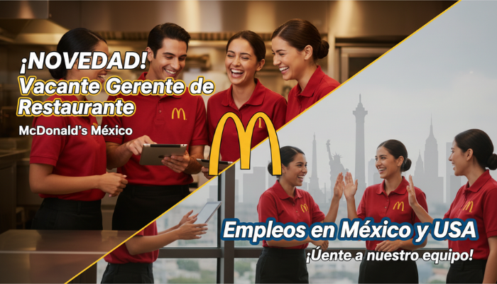 Vacante Gerente de Restaurante en McDonald's México