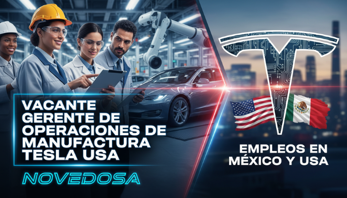 Vacante Gerente de Operaciones de Manufactura en Tesla USA