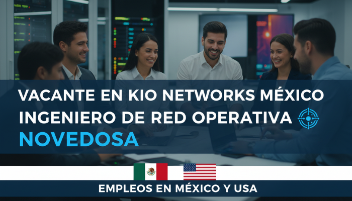 Vacante en KIO Networks México: Ingeniero de Red Operativa