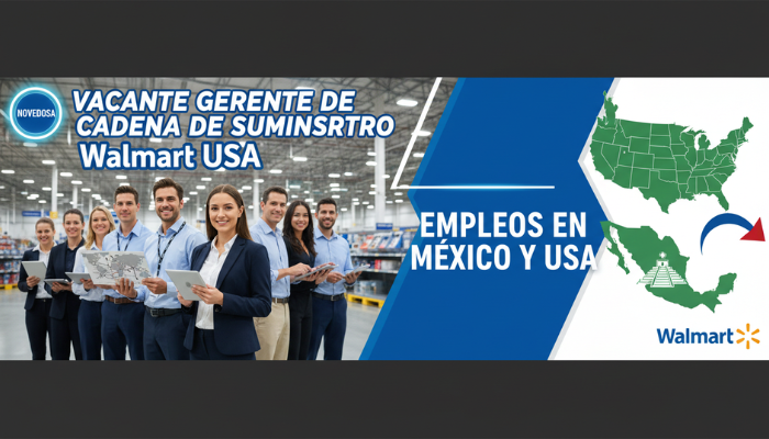 Vacante Gerente de Cadena de Suministro en Walmart USA